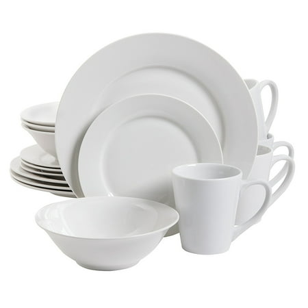 

Noble Court 16 pc Dinnerware Set - White - Fine Ceramic