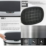 13 Gallon Trash Can Automatic Kitchen Garbage Can with Lid Touchless ...