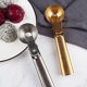 thumbnail image 3 of 2pcs Helado de acero inoxidable Scoop espesar fruta Cuchara de excavación dorada plata, 3 of 6