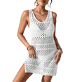 thumbnail image 2 of Trajes de Baño para Mujer, Verano 2025, Crochet, Tejido Calado, Vestidos de Playa. M, 2 of 8