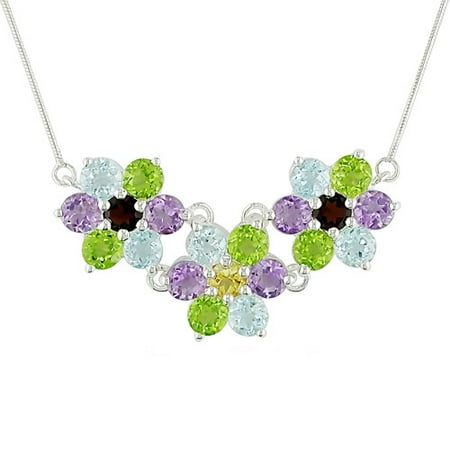 9-5/8 Carat T.g.w. 5mm Multi-colored Gem