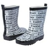 Bebe Girls 11-5 Waterproof Rubber Rainboots