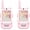 Pink*2, variant on Video Walkie Talkies for Kids, 2 Pack Rechargeable Toddler Radio Toys with HD Camera & Voice Changer, Ideal for Family Games, Outside, Camping, Hiking, for Ages 3-12