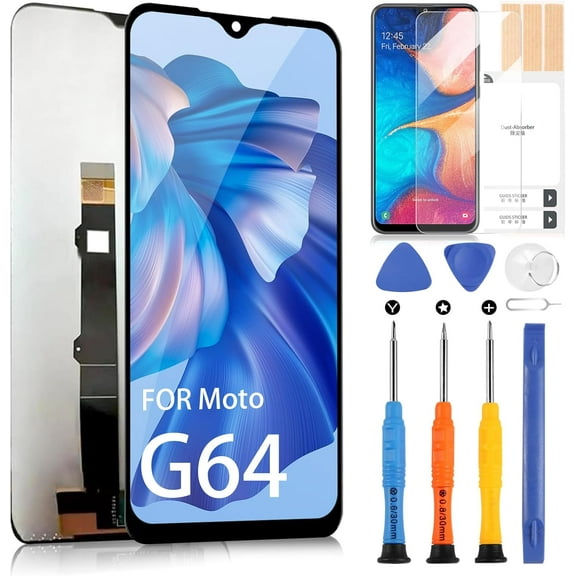 for Motorola Moto G64 Screen Replacement - for Motorola G64 LCD Display Digitizer for Moto G64 6.5" Touch Screen Full Assembly with Repair Parts Tools