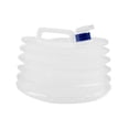 thumbnail image 1 of 5/10/15L Collapsible Camping Folding Water Container Carrier Bucket Tap Storage, 1 of 5