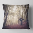 thumbnail image 2 of Designart High rise Trees in Forest - Landscape Photography Throw Pillow - 18x18, 2 of 5