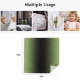 thumbnail image 4 of Dark Sea Green Black Ombre Cloth Napkins, Modern Gradient Abstract Art Washable and Reusable Dinner Napkins Set of 6, Table Napkin for Kitchen Party Birthday Wedding Hotel Housewarming 20"x20", 4 of 8