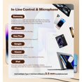 thumbnail image 6 of Wired Earbuds USB C for Samsung Galaxy S24 S23 S25 Ultra S22 A55 A56 A16 for iPhone 17 16 Pro Max 15 Plus iPad 10 Pro Earphones Wired in-Ear with Microphone Volume Control Stereo USB C Earbuds, 6 of 8