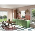 thumbnail image 4 of 33 in. L White Fireclay Rectangular Single Bowl Drop-in Workstation Kitchen Sink with Cutting Board, Grid, Strainer, 4 of 16