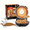 Glazed Stone, variant on SENSCHEF 12 inch CrustyBake Beginner's Ceramic Stone Pizza Oven, Quick 800°F Heating, Easy Clean, Recipe Book & All Tools Included