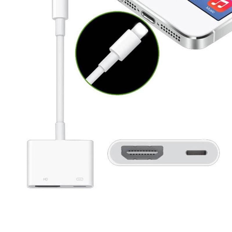 Lightning to HDMI Adapter Apple MFi Certified 1080p Lightning Digital Audio av Adapter Compatible with iPhone 11/Xs MAX/XR/X/8/8 Plus/7 iPhone Charging Port for HDTV/Monitor/Projector