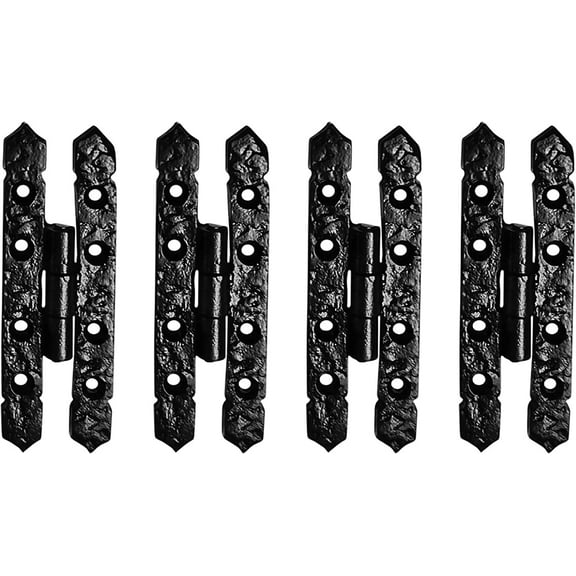 Akatva Cabinet Hinge Set - 4-Piece Cabinet Hinges for Wooden and Metal Cabinets, Cabinets - Antique Iron Cabinet Door Hinges Hardware Kit -Outdoor Cabinet Door Hinge Set