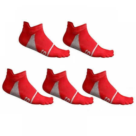 

Men s Cotton Toe Socks Five Finger Socks No Show Crew Athletic Socks for Running 5 Pairs