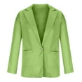 thumbnail image 5 of Meichang Blazer for Women Fashion Casual Lapel Long Sleeve Suit Solid Slim Cardigan Work Office Open Front Jacket with Pockets, 5 of 9
