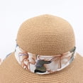 thumbnail image 3 of Womens Sun Summer Hat Foldable Roll Up Floppy Beach Hats UPF50 Caps, 3 of 5