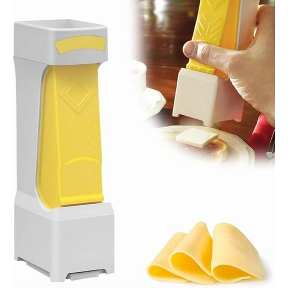 Butter Cutter, One-Click Butter Cutter, Single-Stick Butter Cutter, Portable Butter Slicer, Butter Dispenser with Stainless Steel Blade and Storage Case