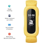 Fitbit Ace 3 Activity-Tracker for Kids 6+, Minions Special Edition, Yellow, One Size