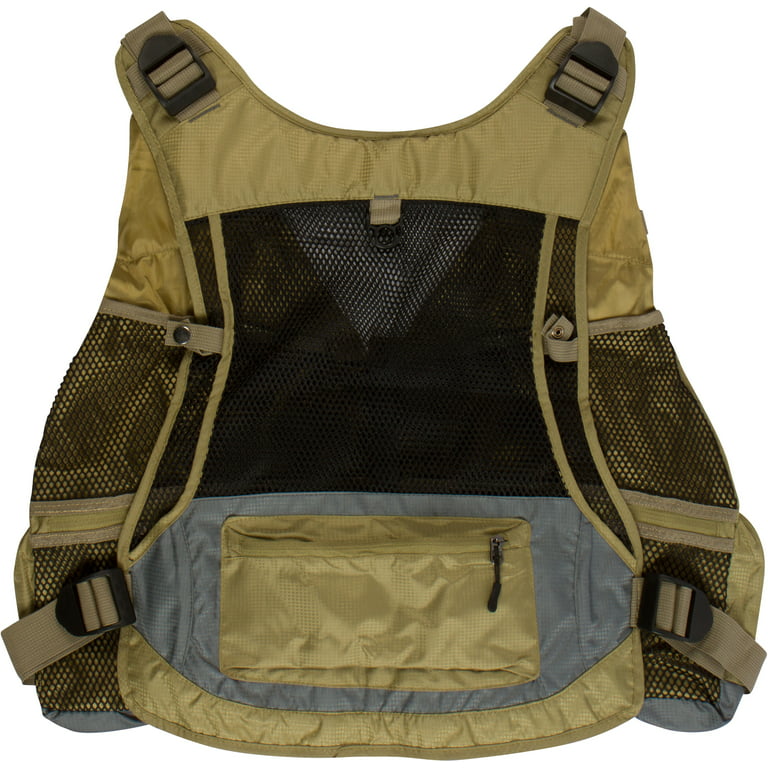Trademark Innovations Fly Fishing Vest Sling Backpack with Mesh