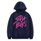 thumbnail image 1 of Pop cazadora para niña Hooded Sweatshirt,Soft Streetwear Pullover,Cute Long Sleeve Hoodie for Fall Winter （Navy）, 1 of 3