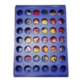 thumbnail image 2 of Bewildely Juego de plegable colorido Checker Drop Connect juego de conexión de plástico portátil Juguetes Educativos, 2 of 6