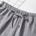 thumbnail image 4 of Mens Shorts Casual Fashion Mens Casual Solid Color Spring And Summer Comfortable Pajama Shorts, 4 of 5