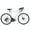 Silver, variant on CNSRX Dark Blue 700C Road Bike with Aluminum Frame and 16 Speeds