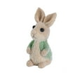 thumbnail image 1 of Fine Detail Rabbit Ornament Easter Bunny Ornament Cartoon Rabbit Statue for Happy Easter Home Party Decoration Handmade Resin Figure Eco-friendly Fun, 1 of 8