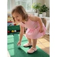 thumbnail image 3 of BemeyourBBs Toddler Baby Girl Golf Dress Outfit Infant Girls Summer Fall Dress Golf-themed Embroidered Half Zip Up Lapel V Neck Sleeveless Pleated Hem Dress, 3 of 9