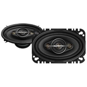 Pioneer TS-A4671F 4"x6” - 4-way, 210 W Max Power, Carbon/Mica-reinforced IMPP™ cone, 1-5/8" (42mm) C