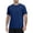 #02Dark Blue, variant on Men's Cooling Performance Crew Short Sleeve Tee Blue L