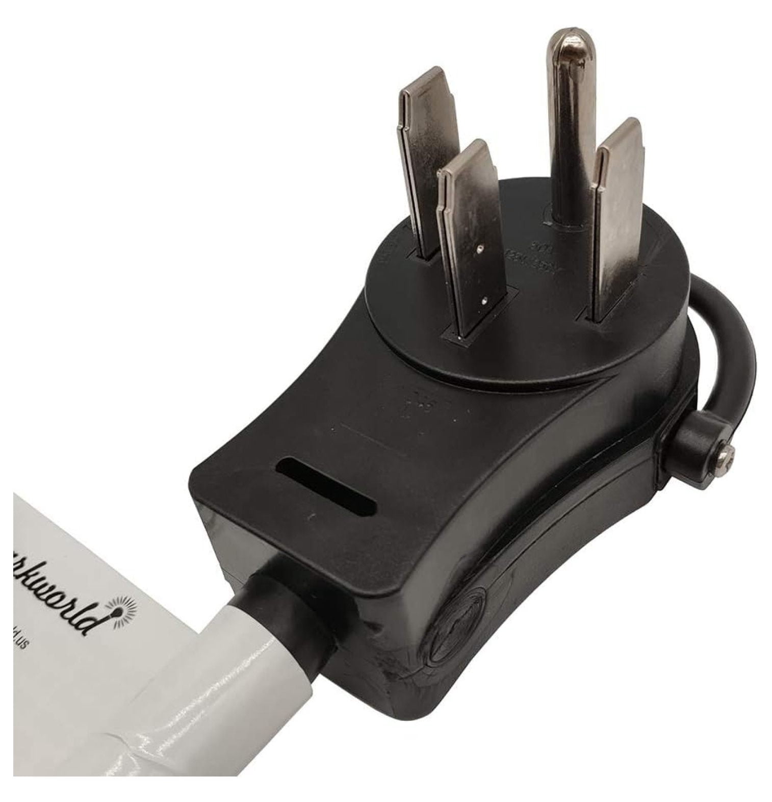 61445 RV to Dryer Adapter Cord RV Plug NEMA 14-50P to 10-30R Dryer Female, 30A, 250V, 12 inch