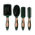 thumbnail image 1 of Herramientas De Peluquería Peine Redondo 4 unidades  Malubero Verde con negro, 1 of 4