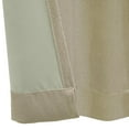 thumbnail image 3 of Loft Living Girona Room Darkening Dual Header Single Curtain Panel 52 x 63 in Linen, 3 of 6