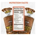 thumbnail image 3 of Nature's Own 100% Whole Wheat Bread with Honey 16 oz Loaf Soft & Nutritious Whole Grain Bread (Pack of 4), 3 of 3