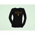 thumbnail image 5 of Halloween is Code For Free Candy Womens Long Sleeve T Shirt, 5 of 5