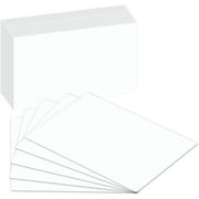 100 Extra Thick Index Cards | Blank Note Card | 14pt (0.014”) 100lb | Heavyweight Thick White Cover Stock | 100 Cards Per Pack | 5 x 7 Inches
