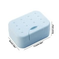thumbnail image 2 of Qholemyo Leakproof Travel Soap Case With Lid Portable Bar Soap Container Carabiner Soap Box For Traveling Bathroom Shower Gym School Camping Soap Holder, 2 of 6