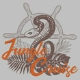 thumbnail image 2 of Women's Jungle Cruise Snake Logo  Graphic Tee Athletic Heather 2X Large, 2 of 4