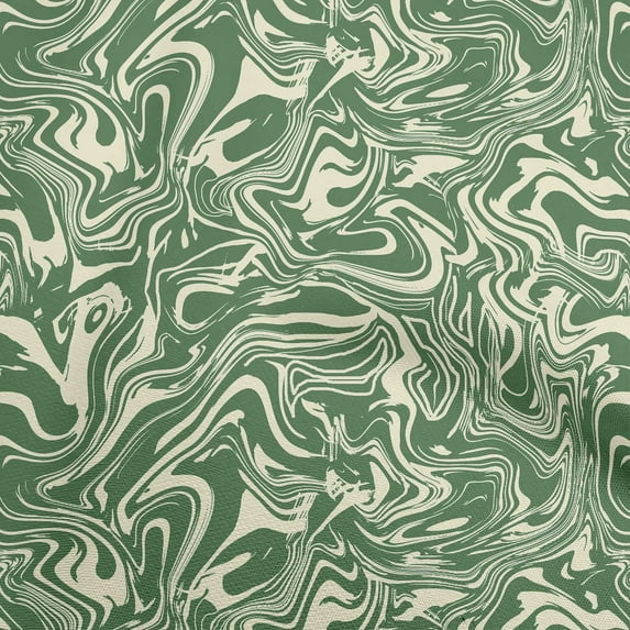 oneOone Cotton Jersey Green Fabric Abstract Marble Sewing Fabric By The Yard Printed Diy Clothing Sewing Supplies 58 Inch Wide
