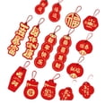 thumbnail image 2 of Jiaroswwei 1 Set Hang Tags Festive Chinese Style DIY Craft Card Paper 2023 Year of The Rabbit Decoration Pendants for Bonsai, 2 of 8