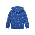 thumbnail image 2 of Wonder Nation Girls Graphic Hoodie and Flare Pants Fleece Set, 2-Piece, Sizes 4-18 & Plus, 2 of 3