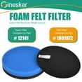 thumbnail image 4 of 3 Sets Replacement Filter Compatible with Bissell Cleanview Pet Vacuum 2252 2254 2256 2258 2486 PowerGroom 22528 PowerForce 3334 Powerlifter, PowerClean & PowerEase, 4 of 6