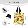 thumbnail image 4 of Vsdgher Funny Construction Vehicles print Tote Bag for Women Shoulder Bag with Zipper Large Shoulder Bag Handle Handbag Portable Washable for Travel, Work, 4 of 8