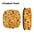thumbnail image 2 of HELLHERO Pumpkin Turkey Seat & Back Covers Backrest Covers & Easy Fit for Seniors Men Women Soft, 2 of 7