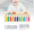 thumbnail image 1 of Montessori Toys Slide Puzzle Juegos de mesa, color y forma Matching Brain Teasers Juego de para niños de 3 4 5 6 7 años Regalos de cumpleaños , 11 colores CUTICAT rompecabezas de diapositivas montessori, 1 of 8