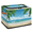 Multicolor 2, variant on ADECORIVY Sheep Goats Fabric Storage Bin with Lid, Foldable Storage Box Decorative Cube Organizer Basket for Closet Shelf Organizing Clothes