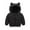 Black, variant on Godderr Toddler Baby Boys Girl Winter Coats Snow Down jackets,9M-5Y Kids Winter Cotton Coats Outerwear Newborn Ear Hoodie Short down Coats