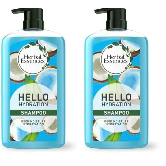 Herbal Essences Hello hydration shampoo shampooing for hair 29.2 FL OZ (Pack of 2)