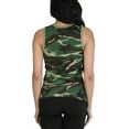 thumbnail image 2 of ToBeInStyle Juniors Camouflage Military Soldier 100% Cotton Casual Tank Top, 2 of 4