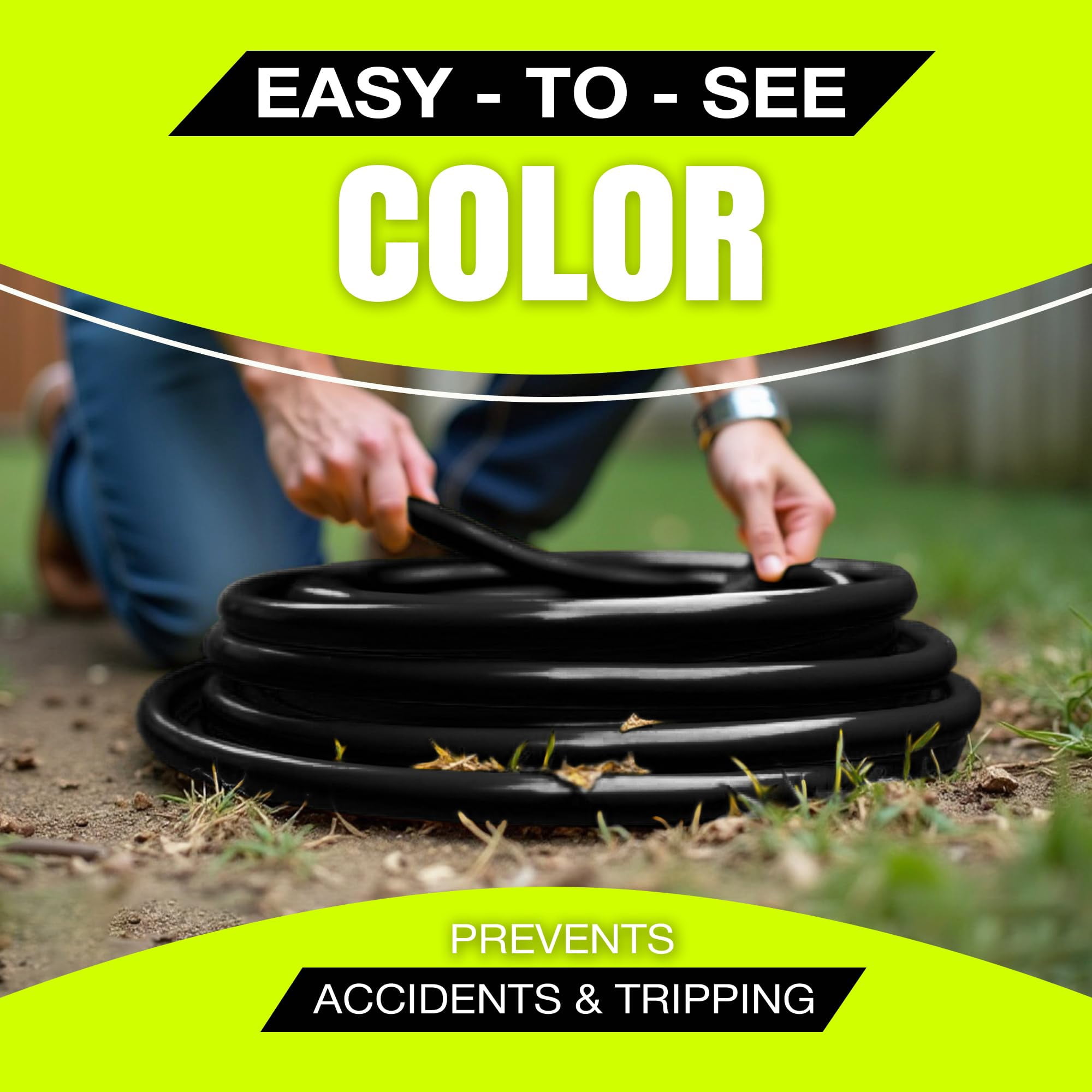 100ft Outdoor/Indoor Extension Cord 3-Outlet 12/3 Gauge Extra Heavy Duty ETL Listed, 3 Prong SJTW, Waterproof, Flexible Cold-Resistant Long Power Cord,125 Amp 1875W, Black by LifeSupplyUSA
